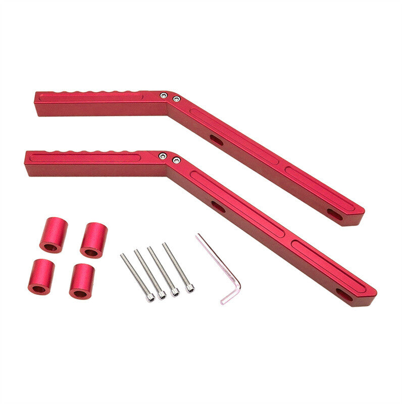 Red Rear Grab Handles Bar Aluminum Fit for Jeep for Wrangler JK 2007-2018 Hand Mount