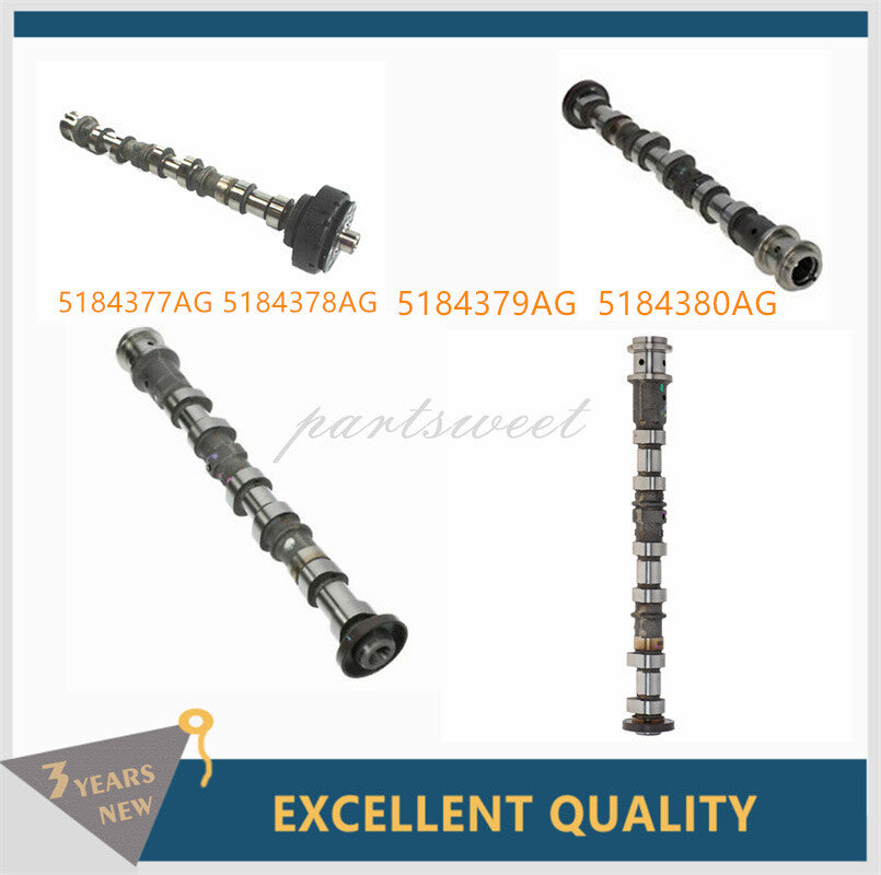 NEW 4 PCS ENGINE CAMSHAFT Z Fit For 11-18 for JEEP for DODGE for CHRYSLER for RAM 3.6L
