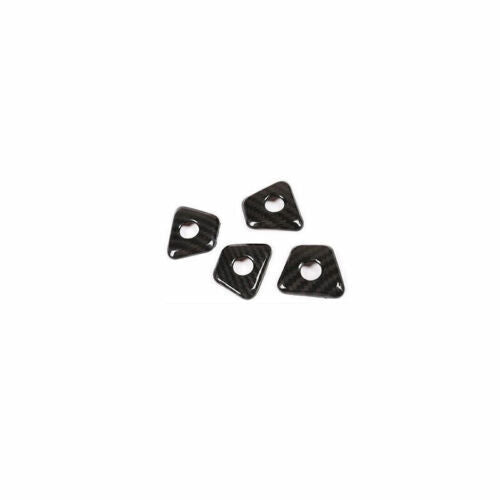 ABS for BMW 5 Series 2018-2022 Inner Door Bolt Lock Down Ring Trim Carbon Fiber