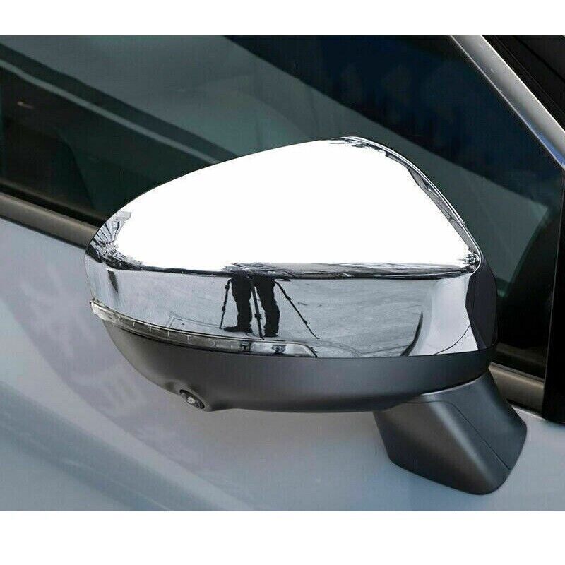 for Nissan Rogue 21-2023 Silver Side Door Rearview Mirror Cover Overlay cap Trim