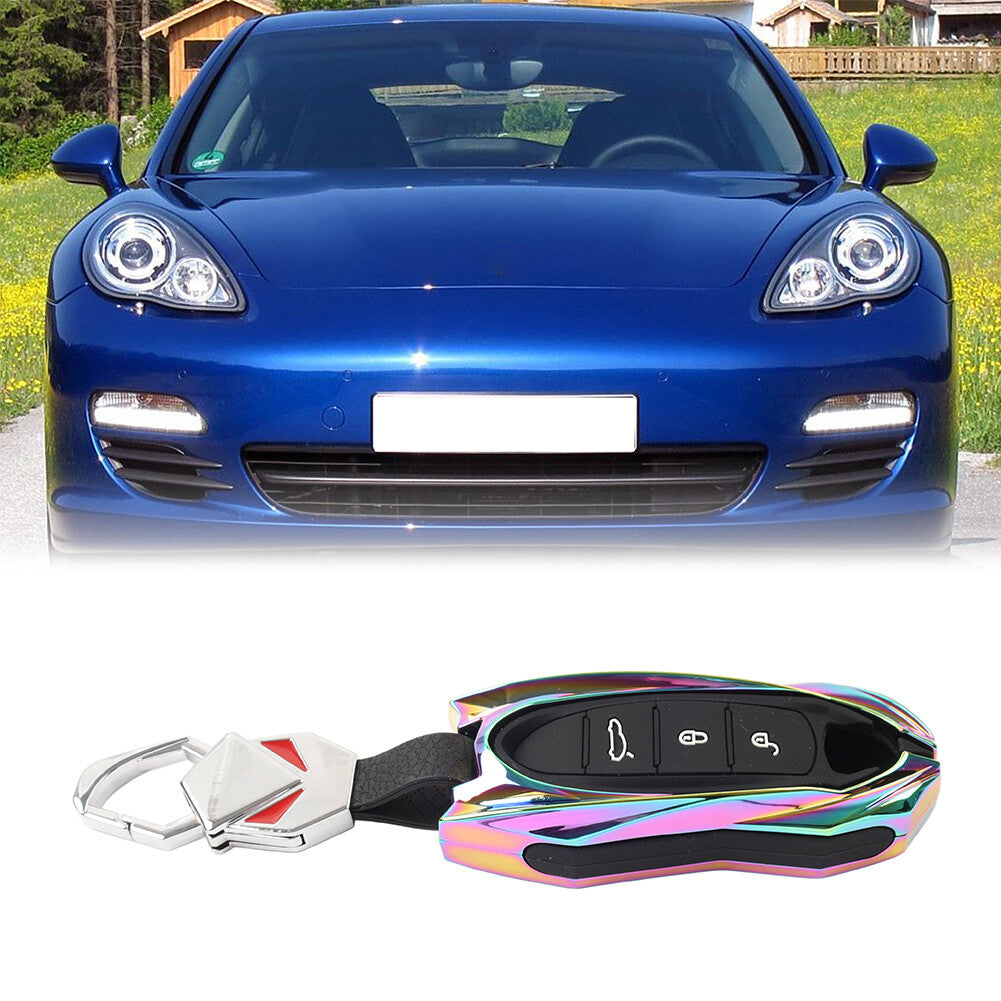 Remote Key Fob Case Shell Cover for Porsche 718 911 Macan for Cayenne Cayman