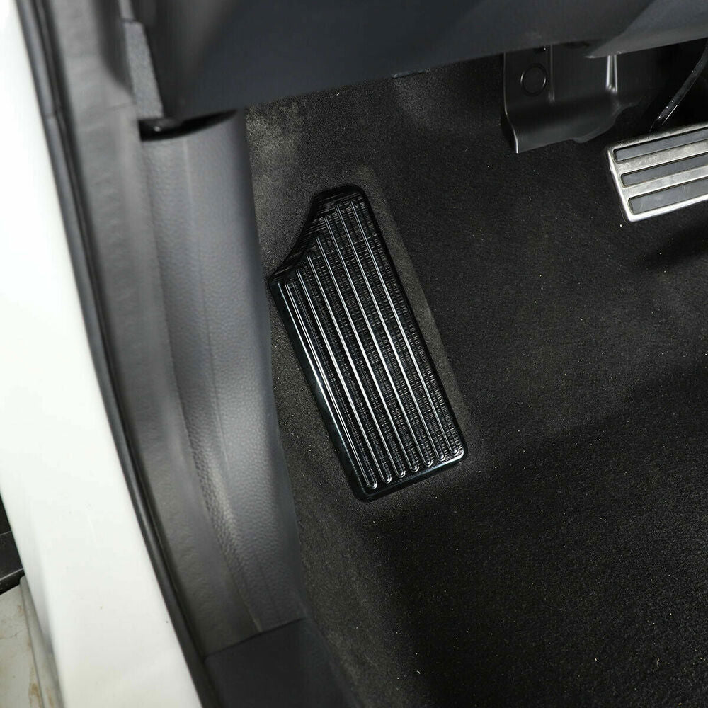 for Honda for Civic 2022-24 Black Drivers Left Foot Rest Pedal Plate Cover Trim 1PCS