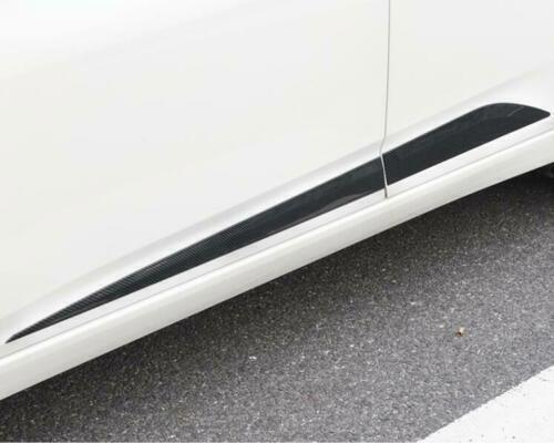 Carbon Fiber Look Body Door Side Molding Cover Trim for Nissan Sentra 2020-2022