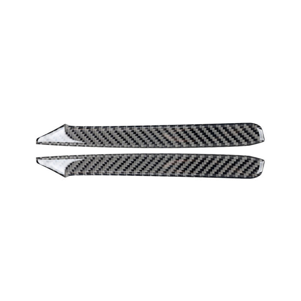 2pcs Carbon Fiber Center Console Side Strip Trim for Subaru Forester 2009-2013