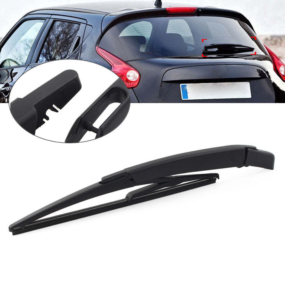 Car Rear Windshield Wiper Arm  Blade Kit Fit for Nissan Rogue 2008-2015 Black