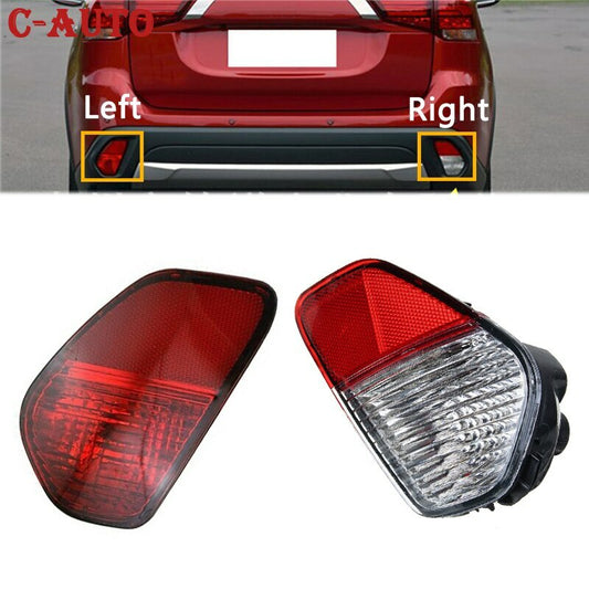 Pair Rear bumper reflector lamp tail light for Mitsubishi Outlander 2016-2018