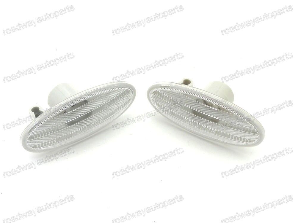 1Pair Fender Side Marker Lamp Turn Signal Lights for Nissan Qashqai 2007-2009