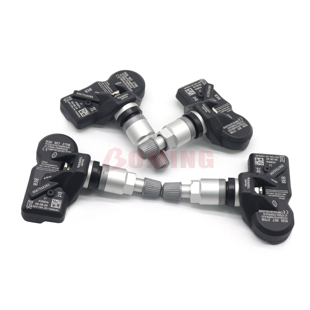 4X TPMS Tire Pressure Monitoring Sensor 5Q0907275B for PORSCHE for AUDI for McLaren for VW