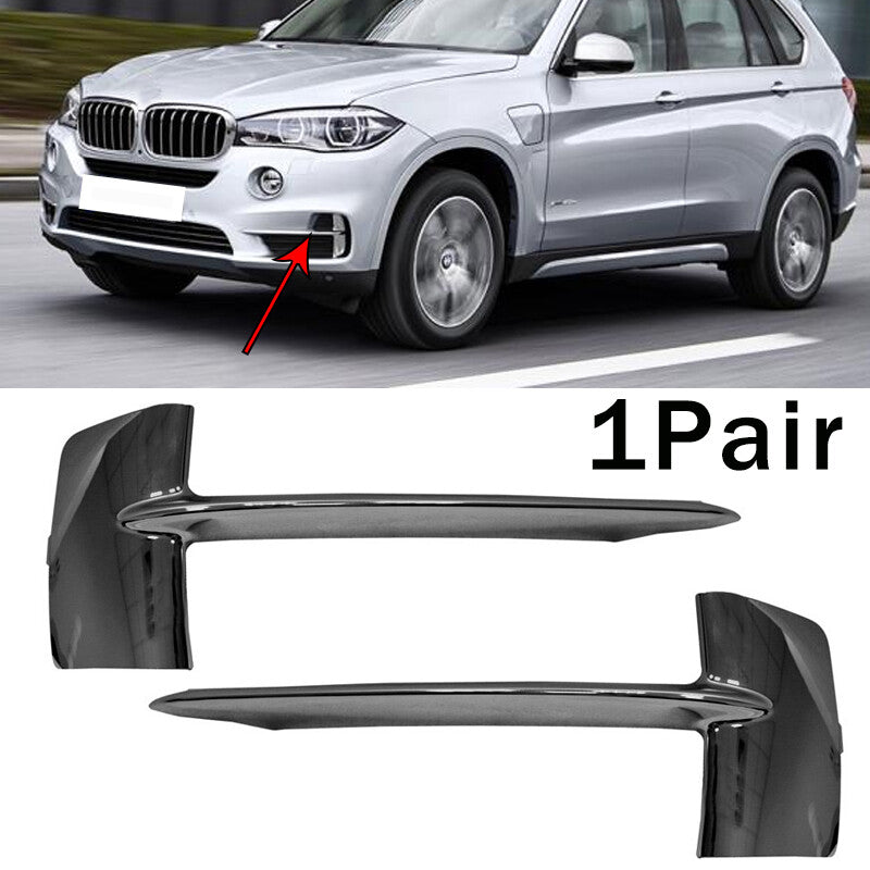 2 new for BMW X5 F15 Front Bumper with Pure Black Premium Chrome Grille 7325395