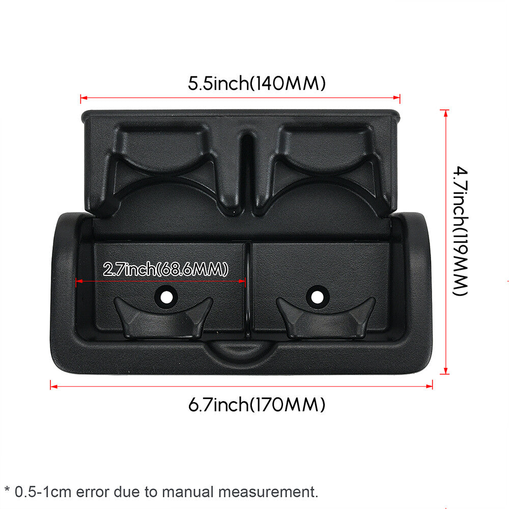 for Infiniti QX56 QX80 for Nissan Armada 12-19 Second Row for Seat Cup Holder 887411LK3D
