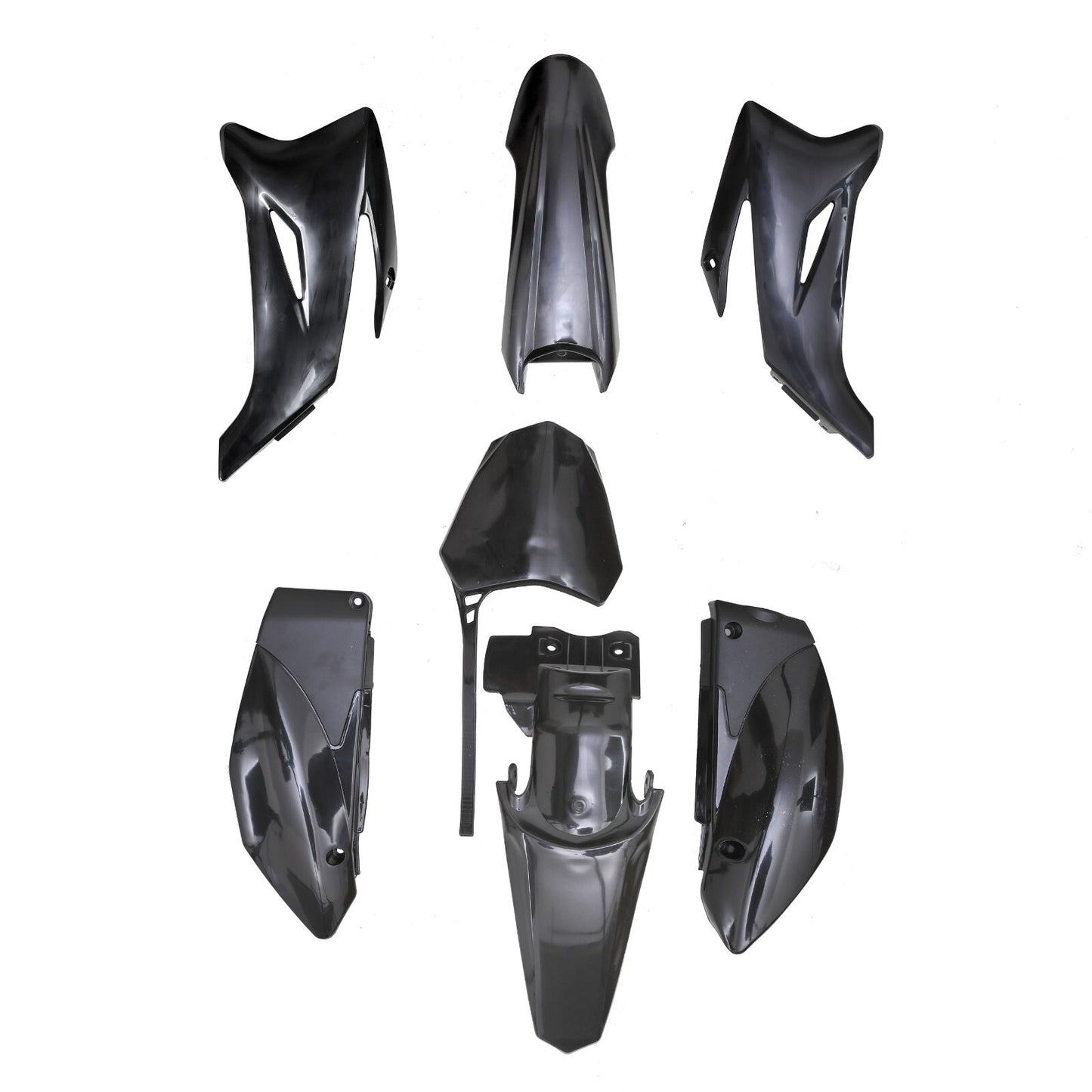 Fuel tank plastic fender for seat kit for Dirt Pit bicycles and for Yamaha TTR110 motorcycles