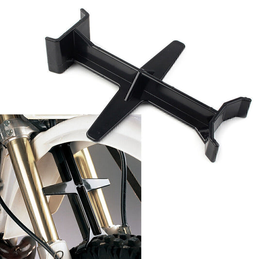 Black Tie Down Brace Motocross Dirt Bike Fork Saver Wheel Support Universal