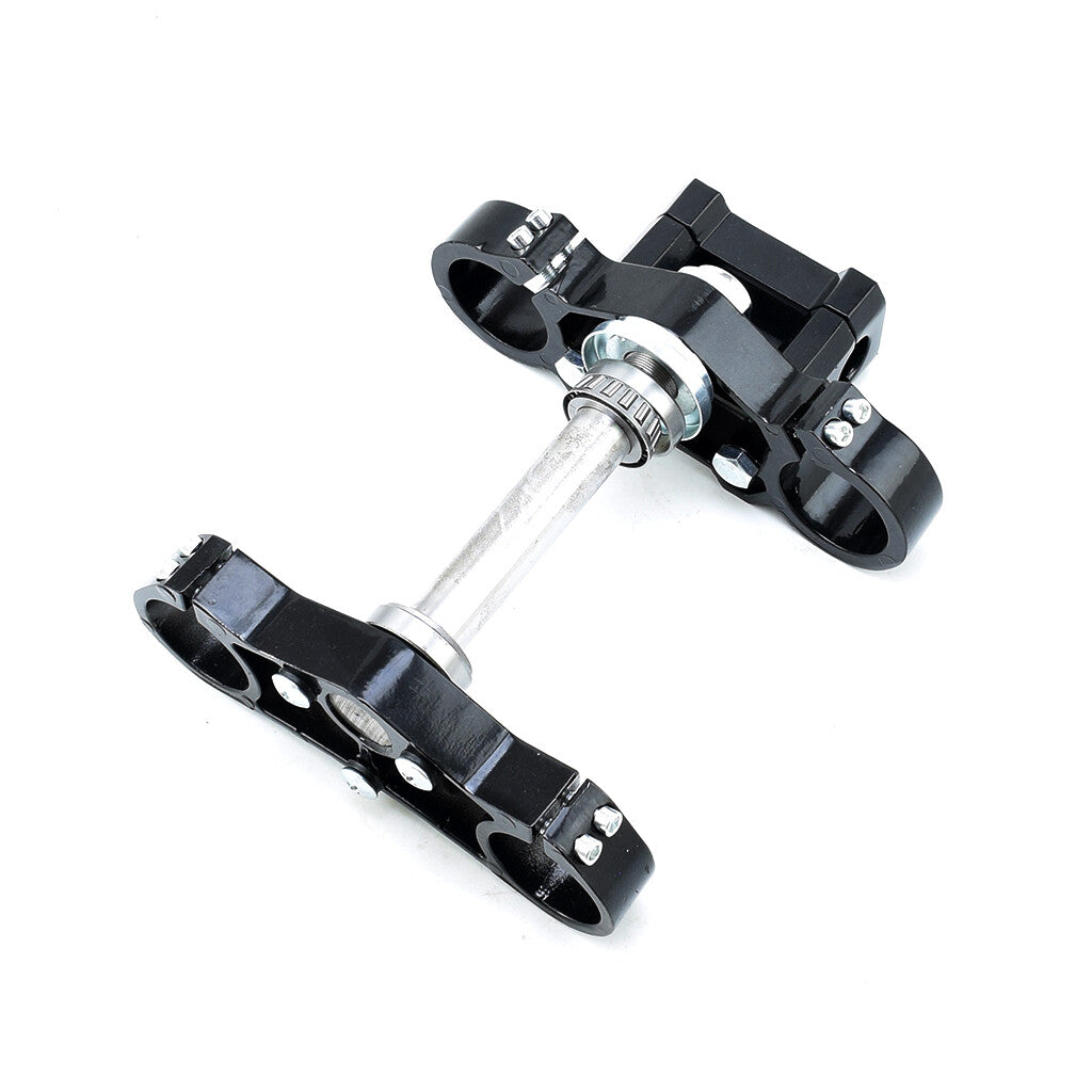 Universal Aluminum Handlebar triple Tree Steering clamp Bar Riser 22mm45/45 205L