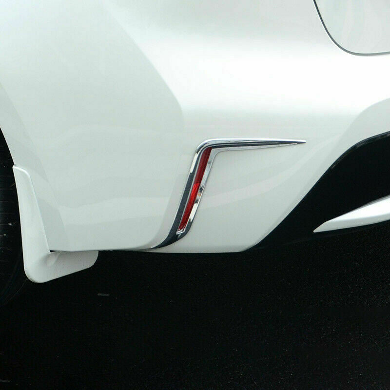2P for Toyota for Corolla Sedan 2019-2023 Chrome Rear Fog Lamp Light Cover Trims