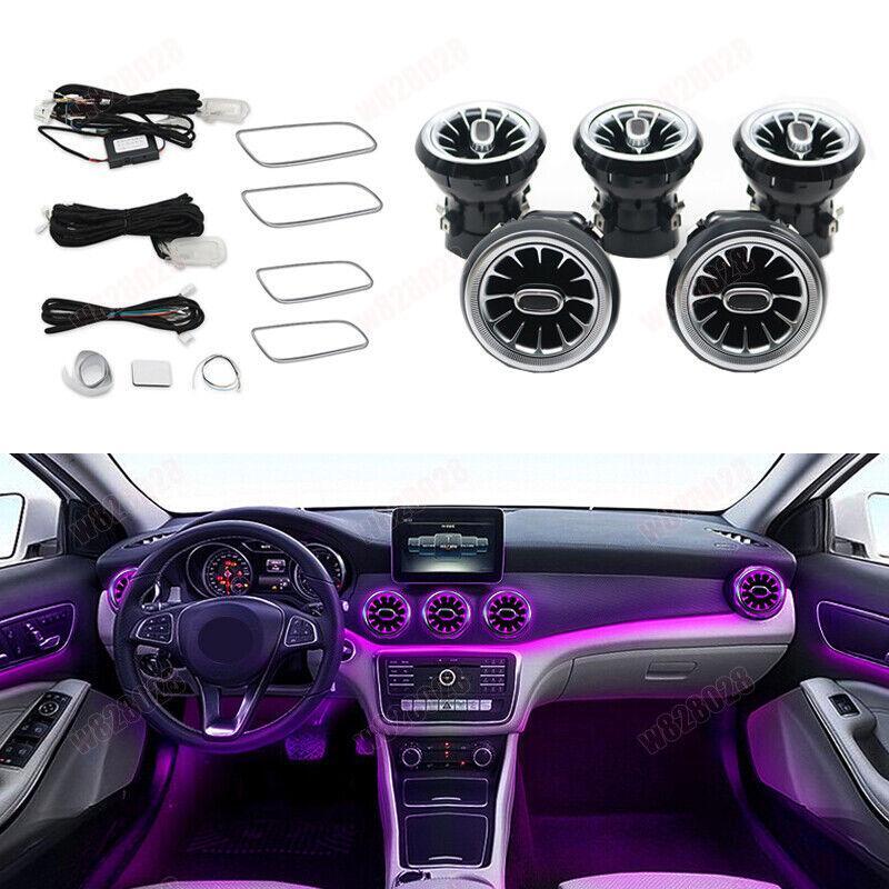 12 Colors Air Vent LED Ambient Light Atmosphere Lamp for Mercedes-Benz CLA W117
