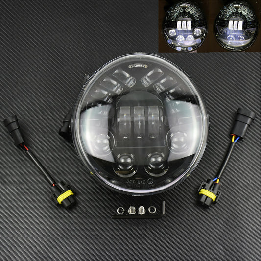 Motorcycle LED Headlight w/Daytime Running Light Fit For V-Rod VRSCA VRSCB VRSCR