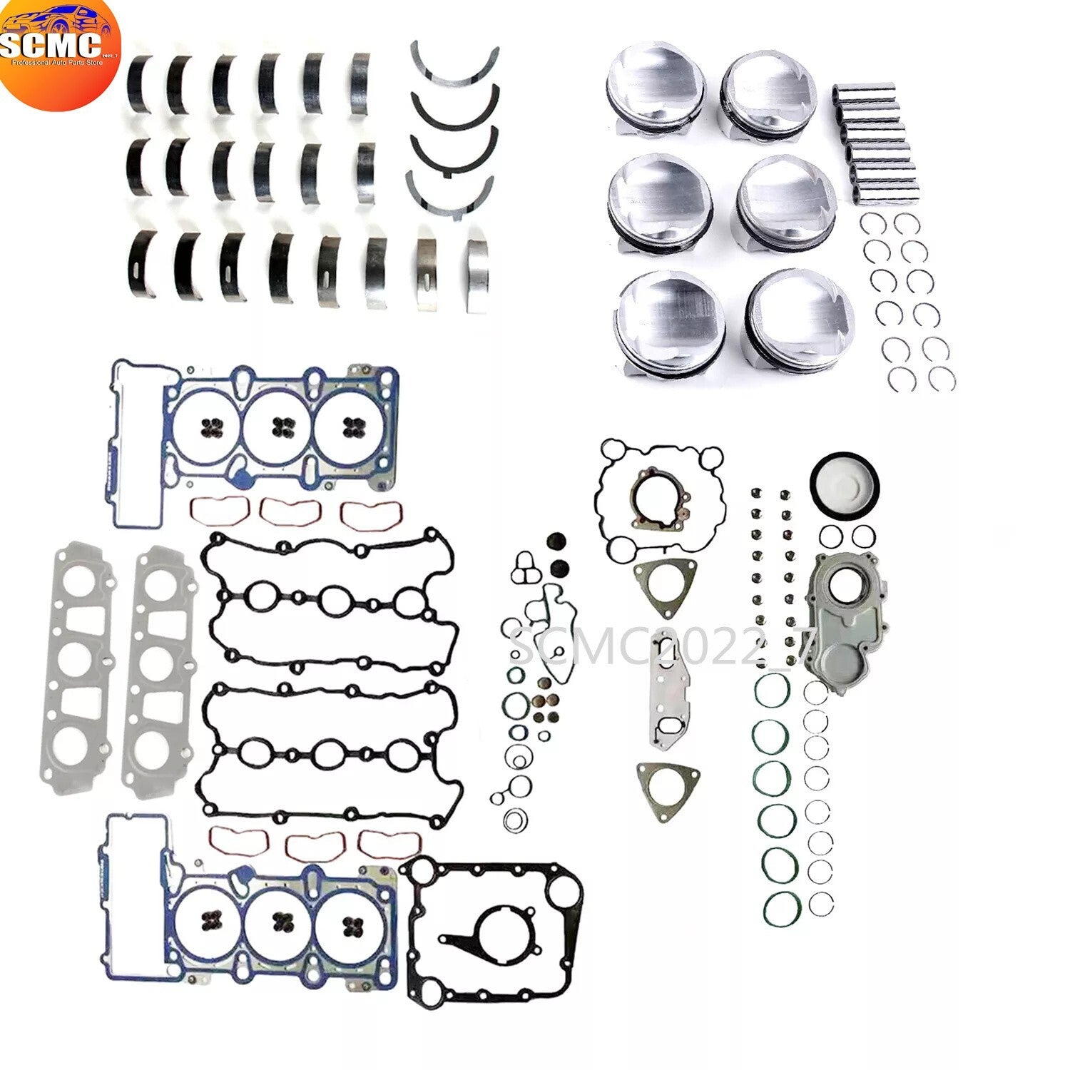 3.0T Cylinder Head Piston Gasket Seal Kit for VW Touareg for AUDI A4 A5 S5 A6 for A8 Q5