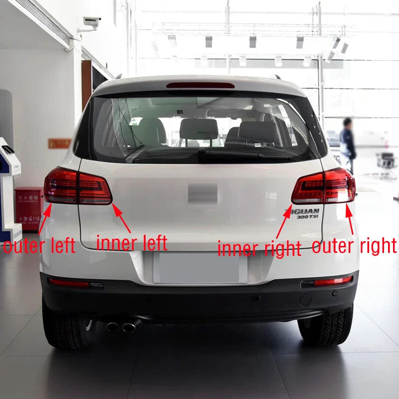 Left Rear Tail Light Brake Stop Lamp Assembly for VW for Volkswagen for Tiguan 2013-2016