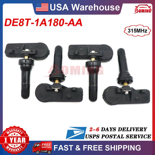 4PCS TIRE PRESSURE SENSOR TPMS for Ford F150 F250 F350 DE8T-1A180-AA 315MHz NEW