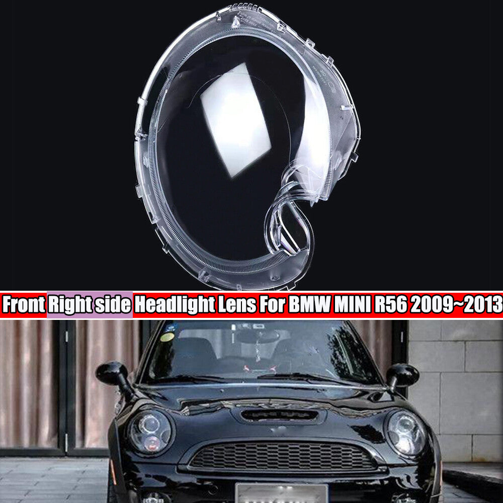 Right front headlight lens cap for Mini Cooper R56 2009 - 2013
