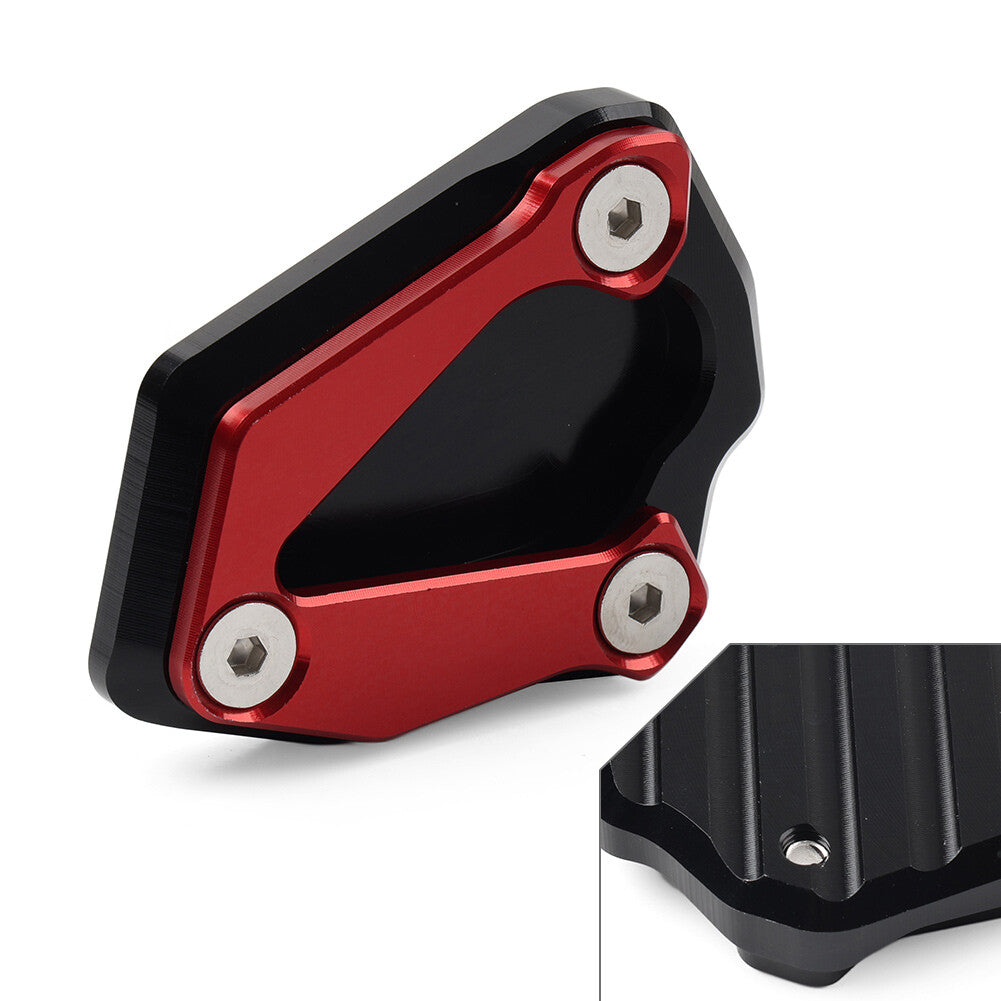 Kickstand Side Stand Extension Foot Plate Pad for BMW S1000R S1000RR 2019-23 red