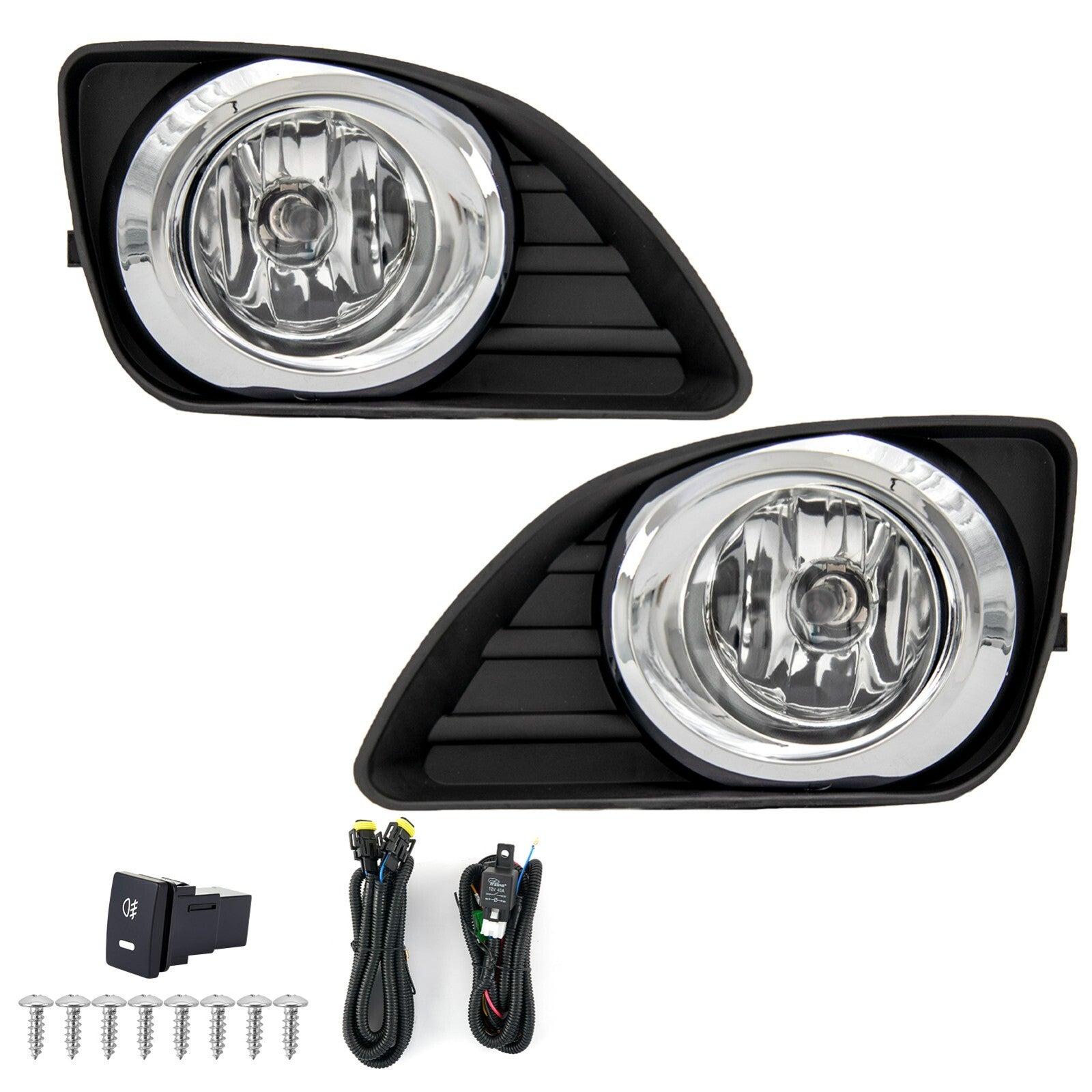 Suitable for 2010-2011 for Toyota for Camry bumper driver's fog light + switch kit (pair).