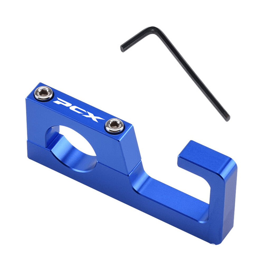 Fit HONDAx X150 160 125 Blue Motorcycle aluminum alloy Luggage Helmet Hook 22MM