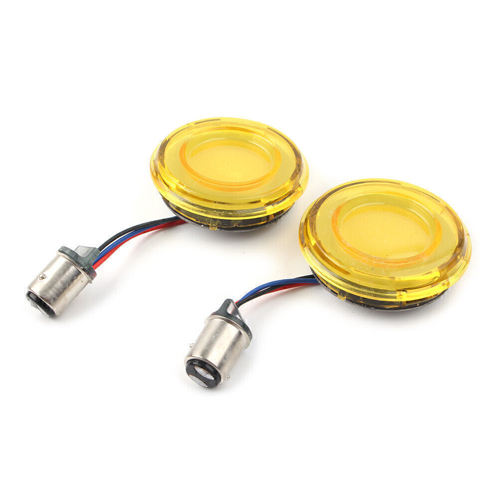 for Harley Dyna Sportster 1157 Style LED Front Turn Signal Light Lamp UK