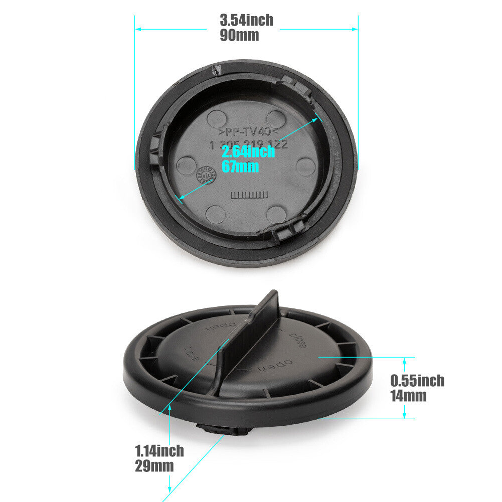 2-Pack 1305219122 Headlight Rear Cover Bulb Dust Cover Suitable for Mercedes-Benz W171 W212