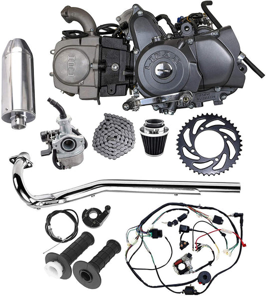 for Lifan 125cc Semi-Automatic Motor Kit for Honda Trail CT70 CT90 SSR 70 110 Pit Bikes