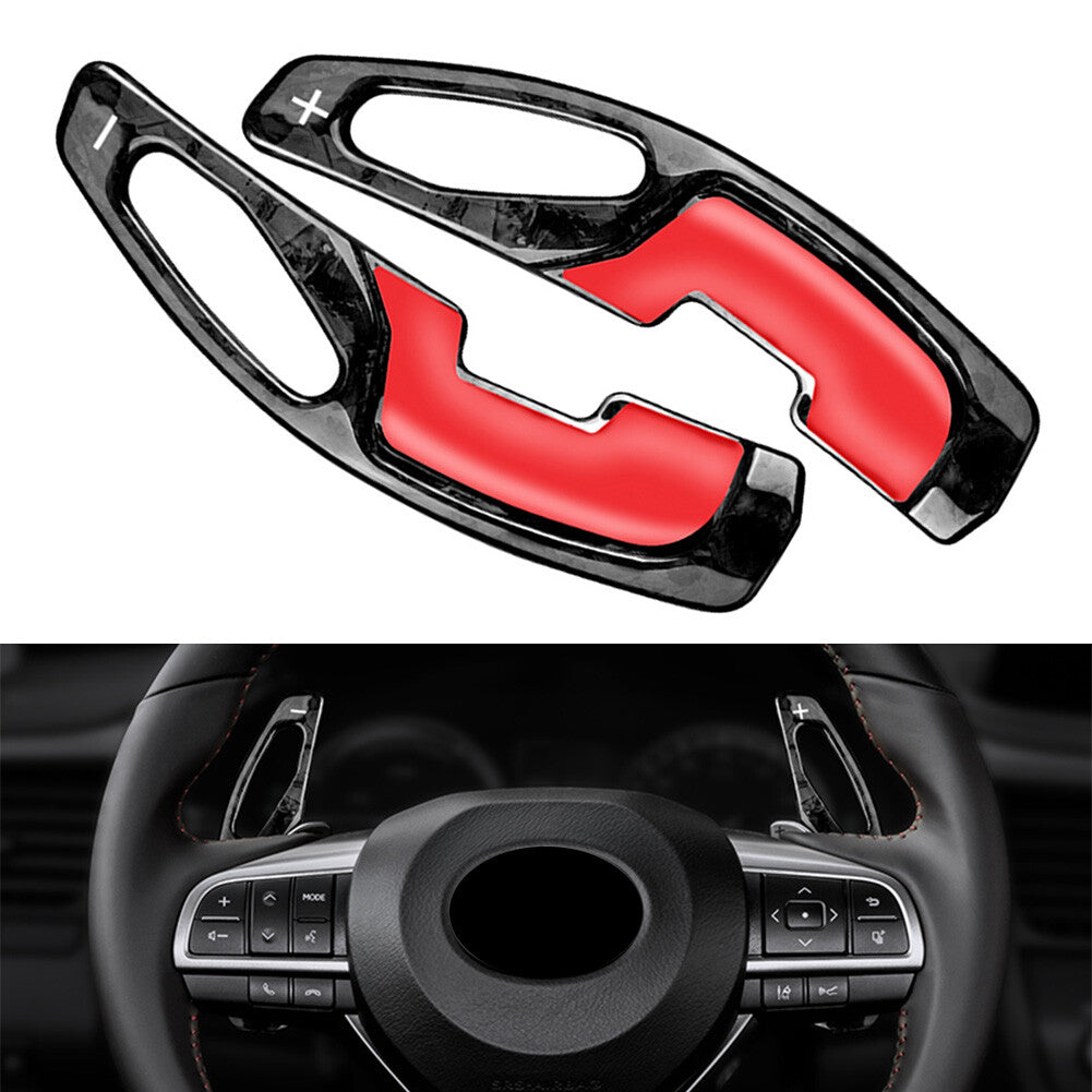 Forged Carbon Fiber Steering Wheel Paddle Shifter Extension for Lexus for ES GS RX