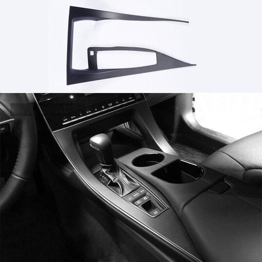 Carbon Texture Central Console Gear Shift Panel Trim for Toyota for Avalon 2019-2021