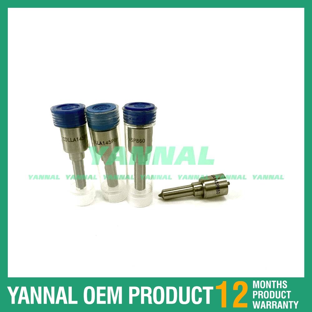 4-piece DLLA145P860 injection nozzles for Bobcat and Kubota diesel engine parts