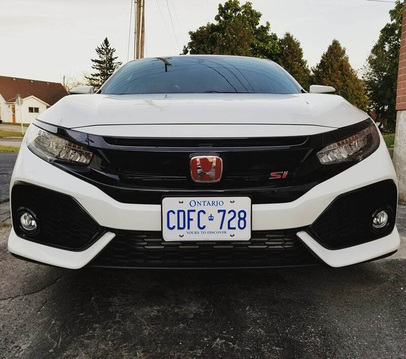 2X NEW Style Front Rear Red Badge Emblem for Civic Coupe 2016-2020